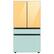 Alt View 17. Samsung - Bespoke 4-Door French Door Refrigerator Panel - Top Panel - Sunrise Yellow Glass.
