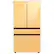 Alt View 19. Samsung - Bespoke 4-Door French Door Refrigerator Panel - Top Panel - Sunrise Yellow Glass.