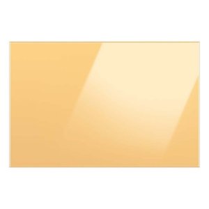 Samsung - Bespoke 3-Door French Door Refrigerator Panel - Bottom Panel - Sunrise Yellow Glass