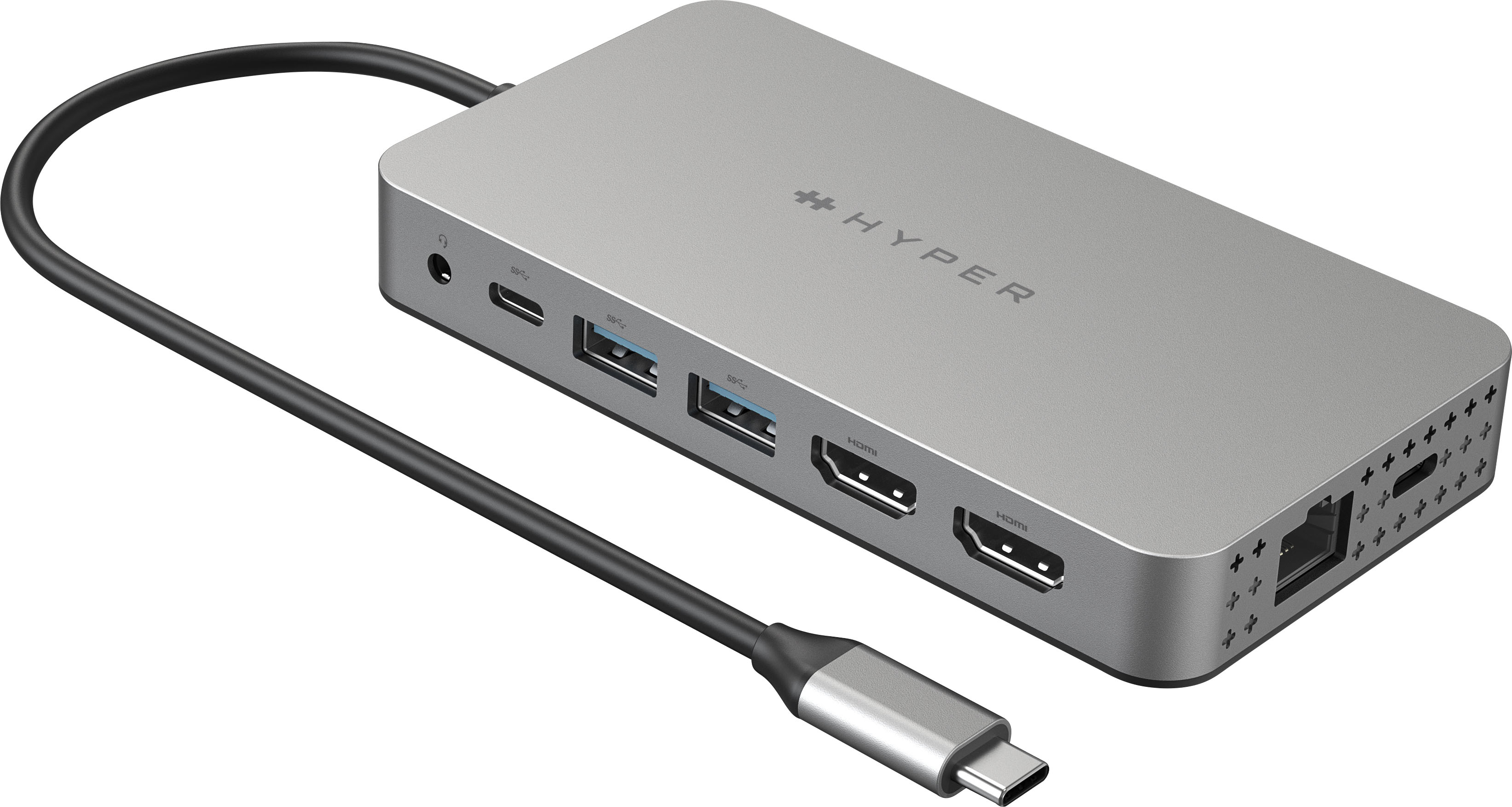 Hyper Dual HDMI 10-in-1 USB-C Hub for M1 & MacBooks HDM1H Best Buy