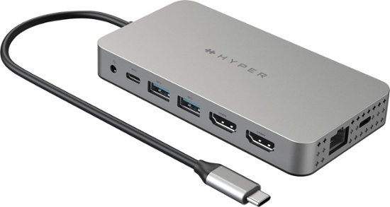 Best Buy: Hyper PRO 8-in-2 USB-C Hub for MacBook Pro Silver