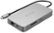 Alt View 13. Hyper - HyperDrive Dual 10 Port USB-C Hub, 4K HDMI, Ethernet, 1 USB-C, 2 USB-A, microSD/SD, travel dock for M1/M2/M3 MacBook - Gray.