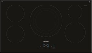 Thermador - Masterpiece Series 36" Built-In Electric Induction Cooktop with 5 elements and Frameless Design - Black - Front_Zoom