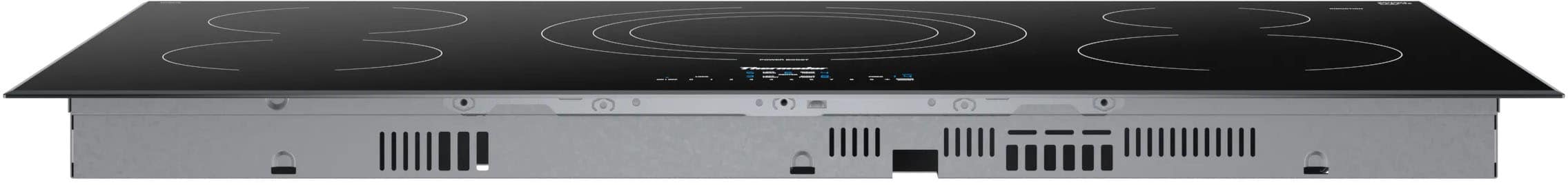 Alt View 12. Thermador - Masterpiece Series 36" Built-In Electric Induction Cooktop with 5 elements and Frameless Design - Black.