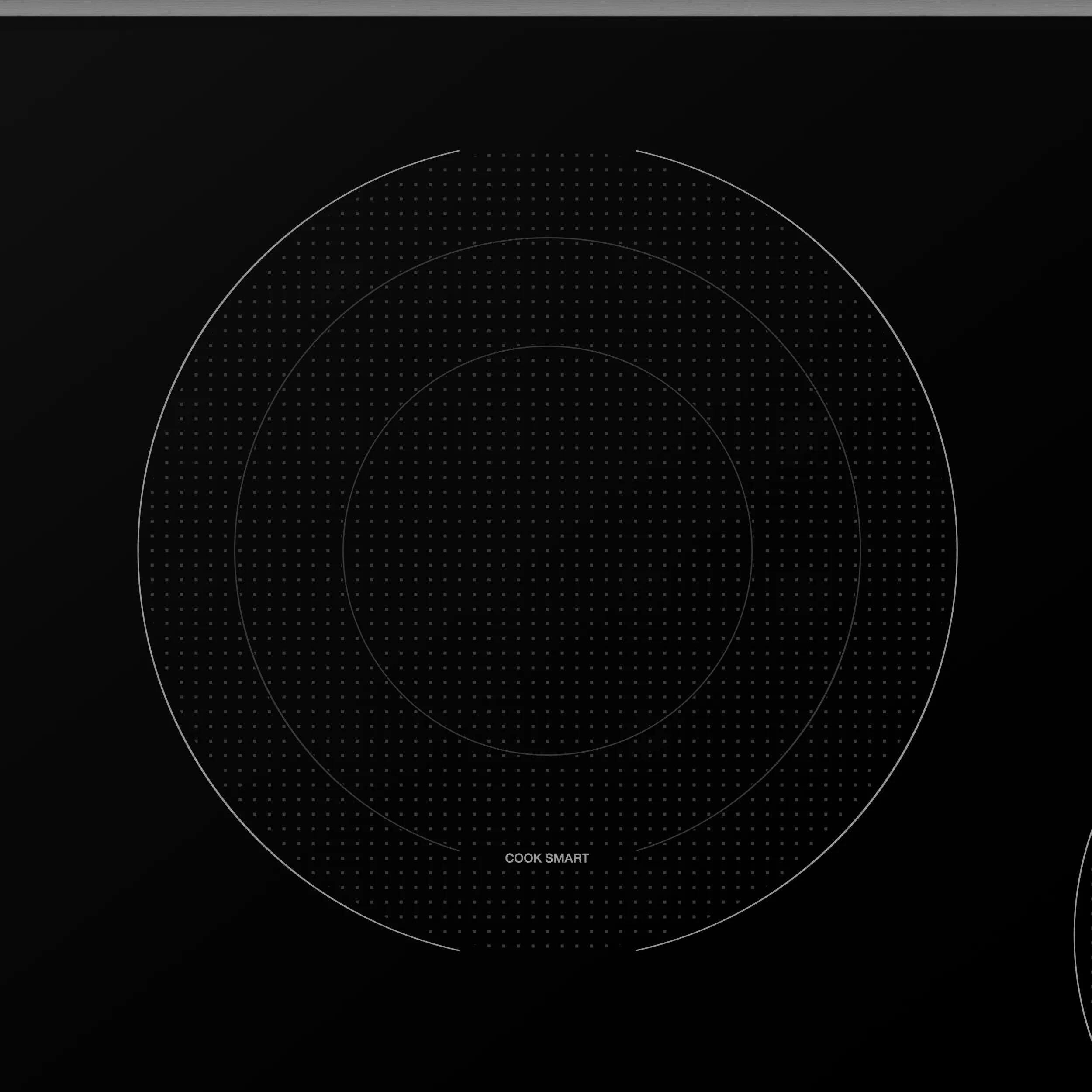 Alt View 12. Thermador - Masterpiece Series 36" Built-In Electric Cooktop with 5 elements - Black.