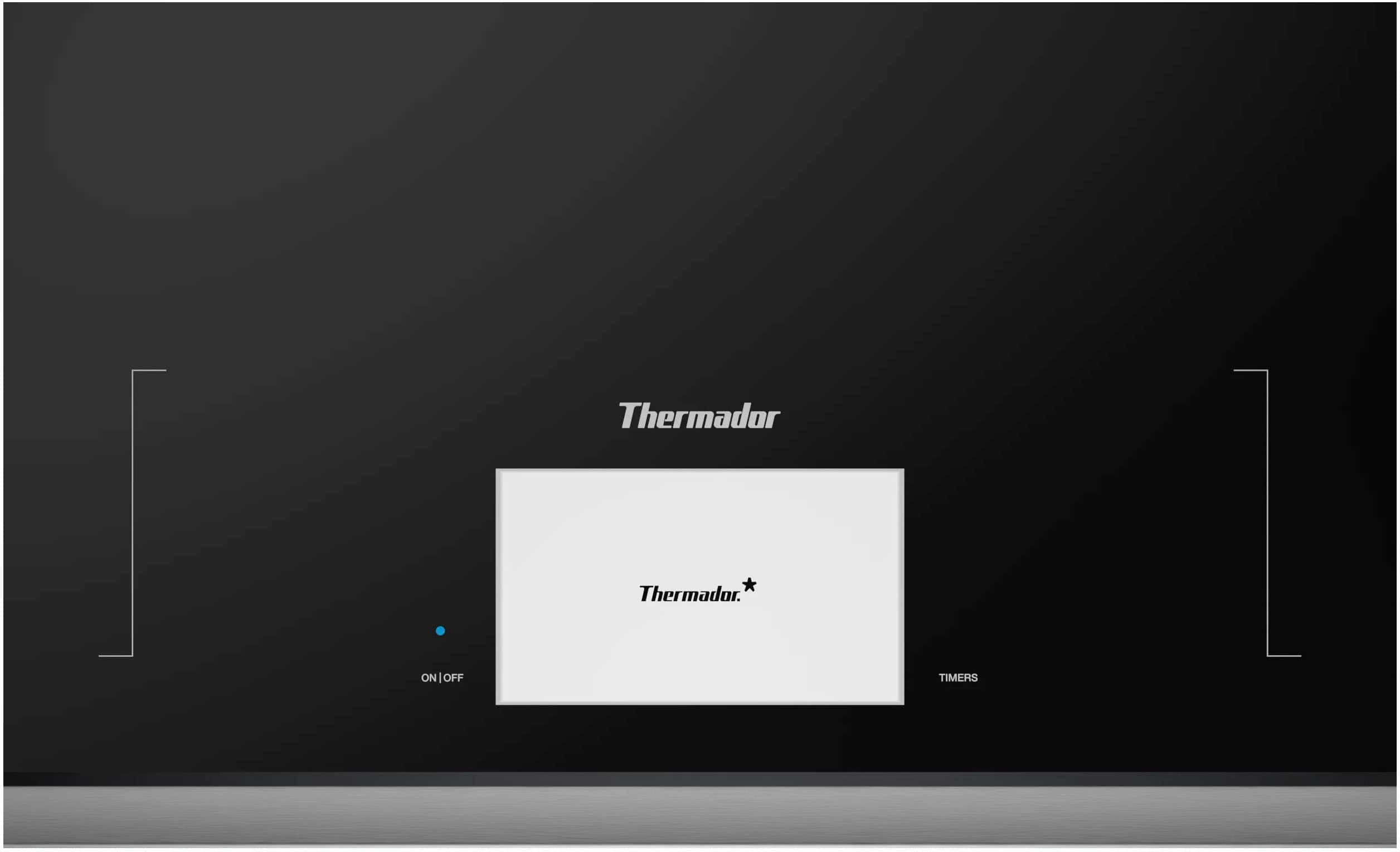 Alt View 14. Thermador - Freedom Series 36" Built-In Electric Induction Cooktop with 6 elements, Wifi and Frame - Dark Gray.