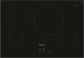 Thermador - Masterpiece Series 30" Built-In Electric Induction Cooktop with 4 elements, Wifi and Frameless Design - Black - Front_Zoom