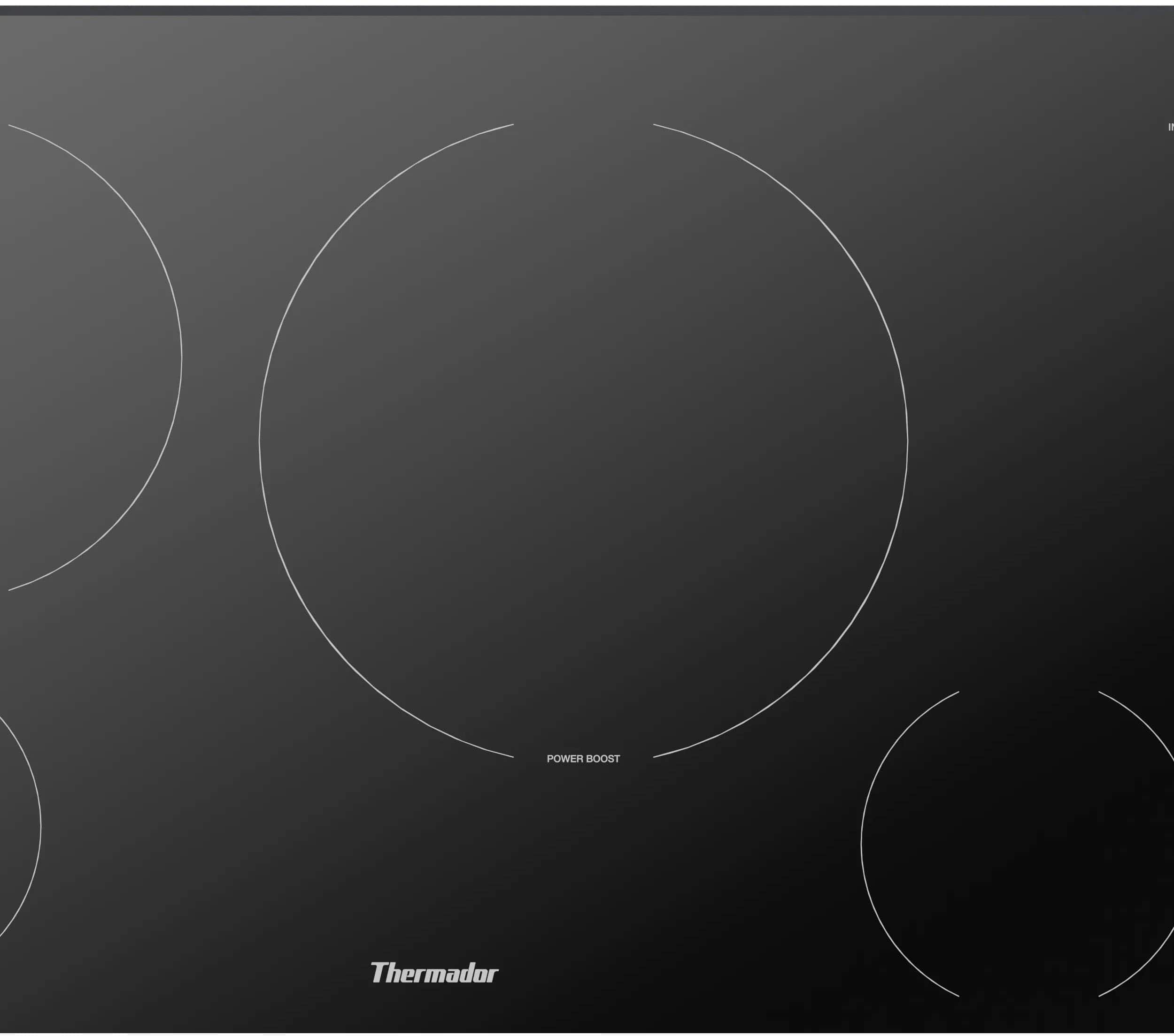 Alt View 13. Thermador - Masterpiece Series 30" Built-In Electric Induction Cooktop with 4 elements, Wifi and Frameless Design - Black.