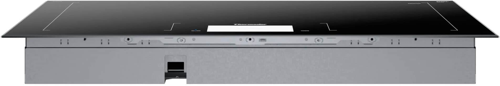 Alt View 12. Thermador - Freedom Series 30" Built-In Electric Induction Cooktop with 5 elements, Wifi and Frameless Design - Dark Gray.