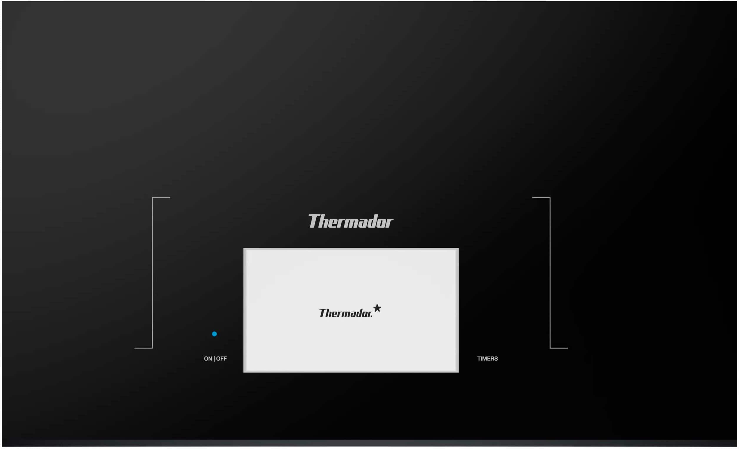 Alt View 14. Thermador - Freedom Series 30" Built-In Electric Induction Cooktop with 5 elements, Wifi and Frameless Design - Dark Gray.