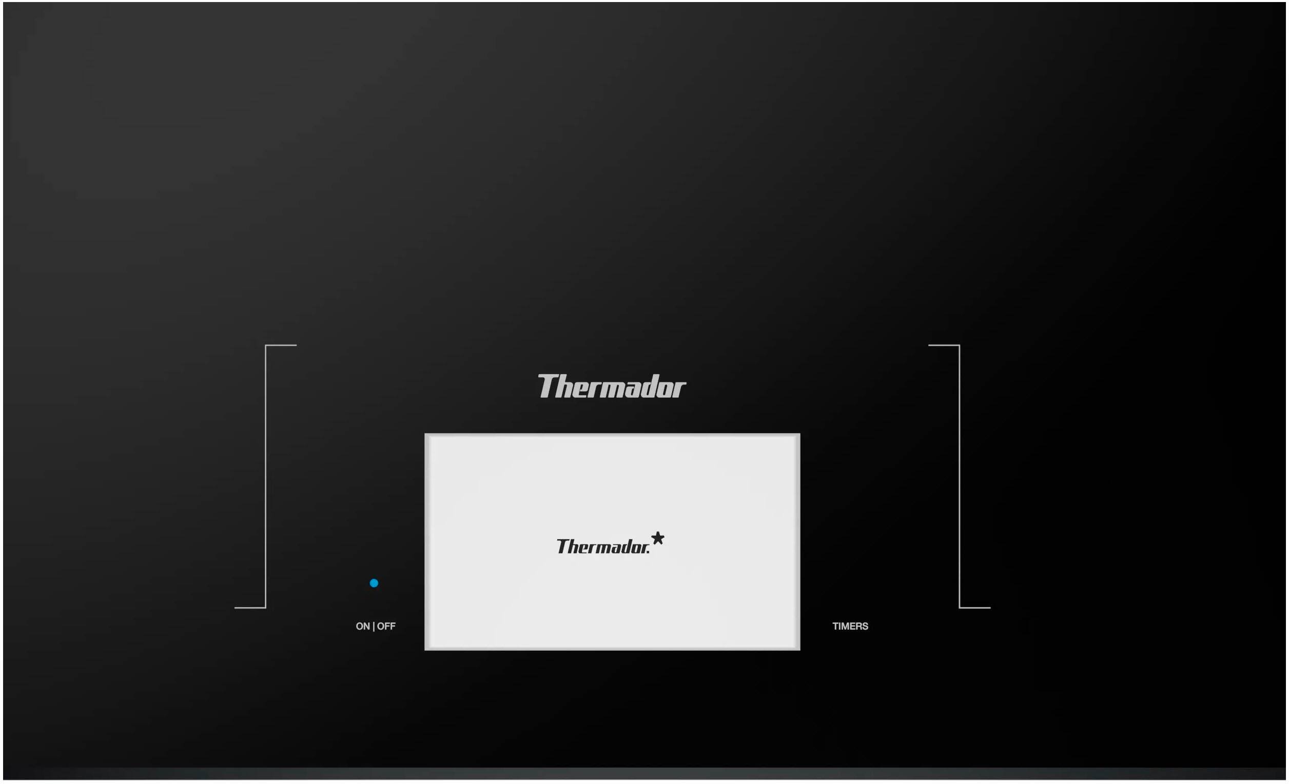 Alt View 14. Thermador - Freedom Series 30" Built-In Electric Induction Cooktop with 5 elements, Wifi and Frameless Design - Dark Gray.