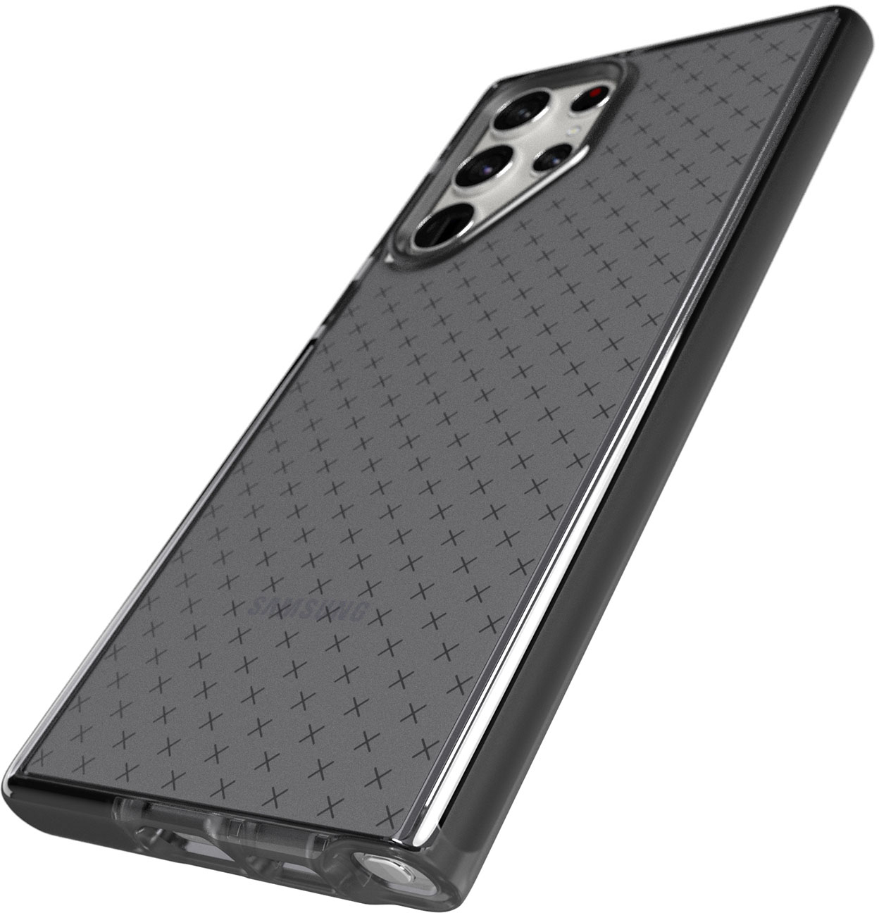Angle View: Tech21 - EvoCheck Hard Shell Case for Samsung GS22 Ultra - Black
