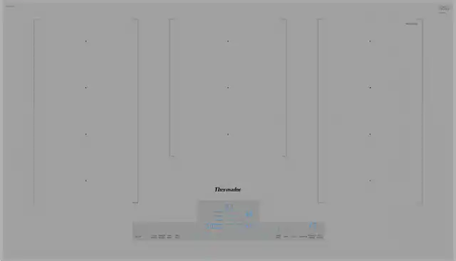 Front. Thermador - Liberty Series 36" Built-In Electric Induction Cooktop with 5 elements, 3 Flex Zones and Wifi - Titanium Gray.