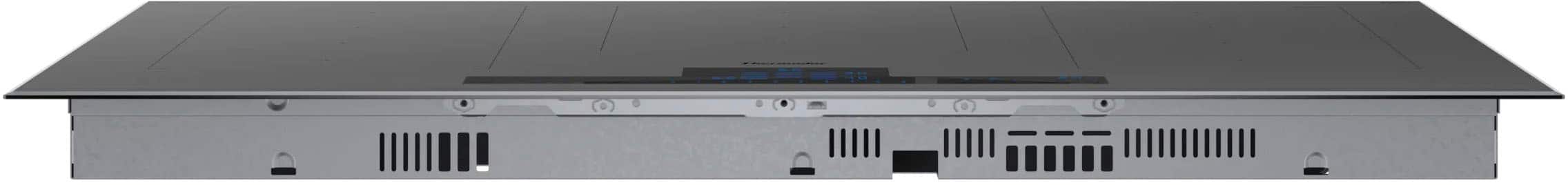 Alt View 12. Thermador - Liberty Series 36" Built-In Electric Induction Cooktop with 5 elements, 3 Flex Zones and Wifi - Titanium Gray.