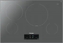 Thermador - Masterpiece Series 30" Built-In Electric Induction Cooktop with 4 elements and Frameless Design - Silver