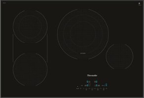 Thermador - Masterpiece Series 30" Built-In Electric Cooktop with 4 elements - Black - Front_Zoom