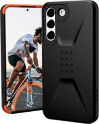 UAG - Civilian Case for Samsung Galaxy S22 - Black - Front_Zoom