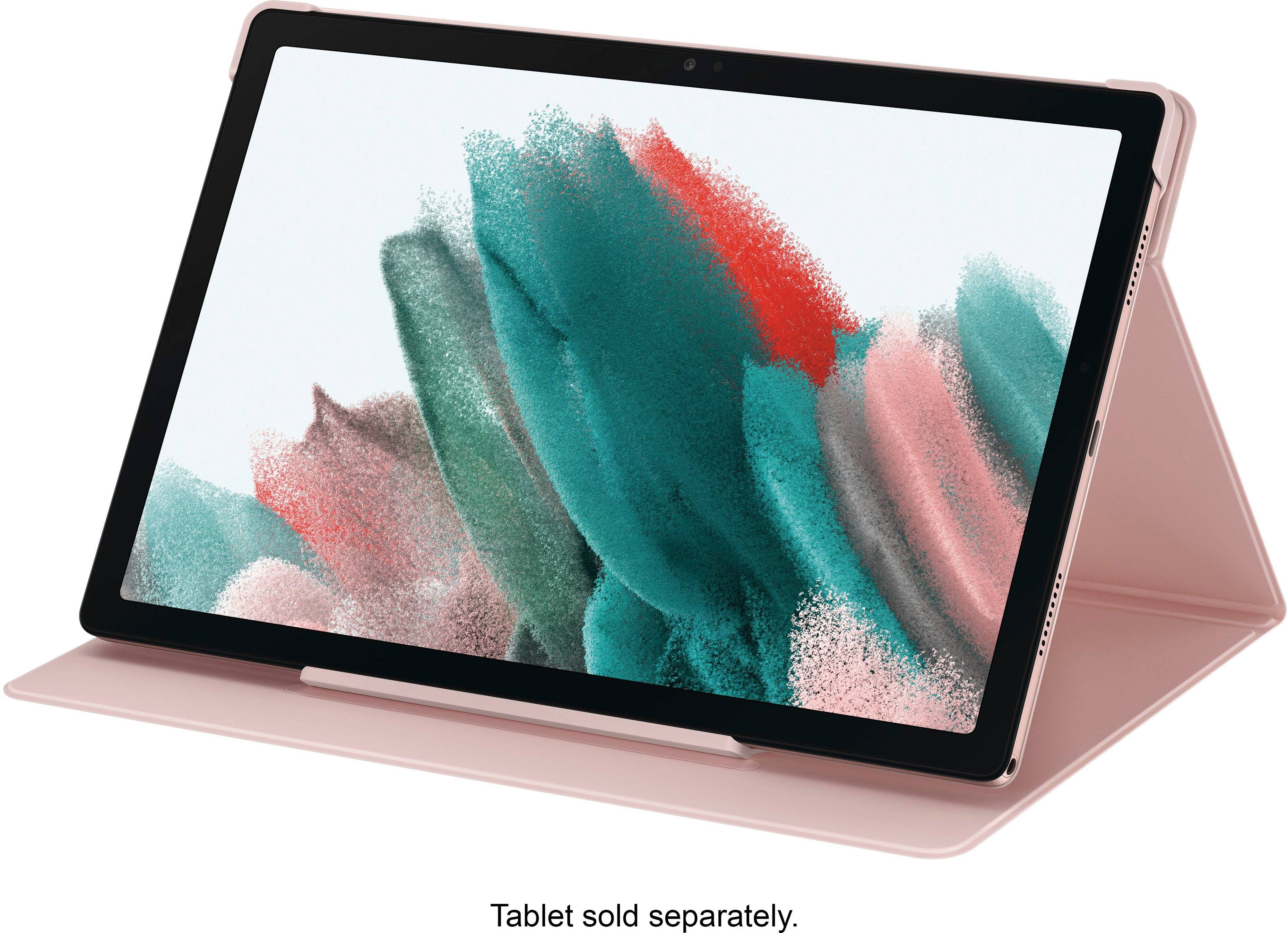 Alt View 11. Samsung - Galaxy Tab A8 Book Cover - Pink Gold.