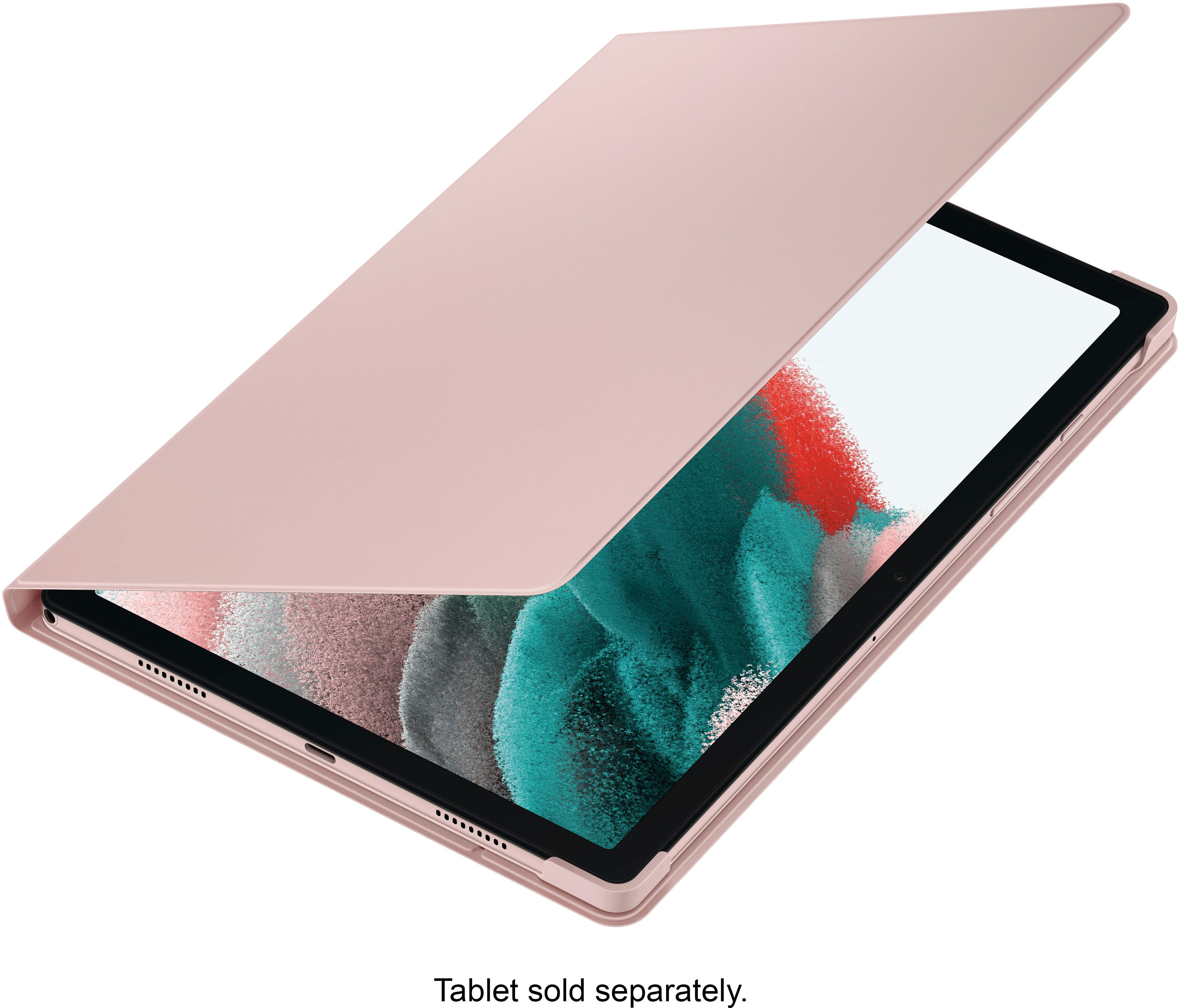 Alt View 13. Samsung - Galaxy Tab A8 Book Cover - Pink Gold.