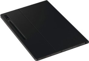 Samsung - Galaxy Tab S8 Ultra Book cover - Black - Front_Zoom