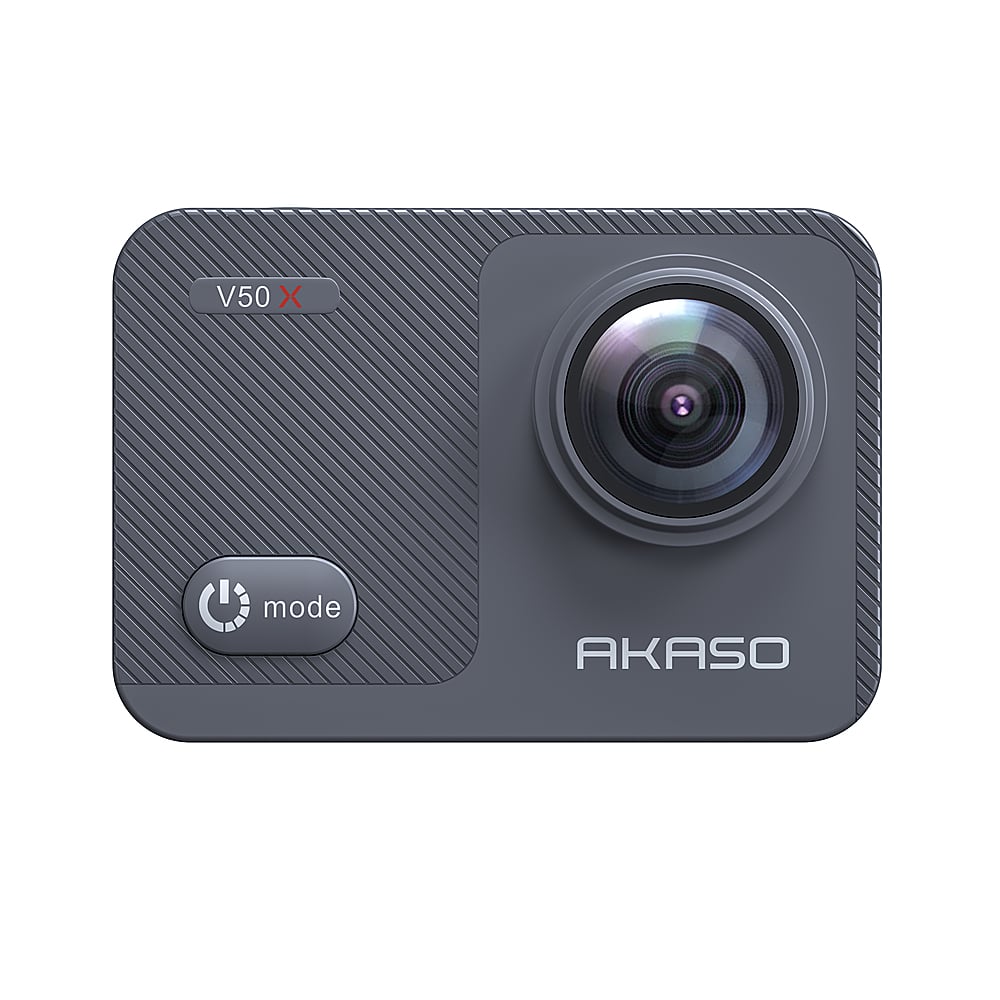 Back. AKASO - V50X 4K Waterproof Action Camera with Remote.