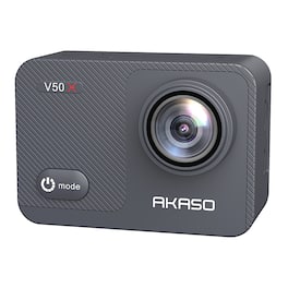 AKASO - V50X 4K Waterproof Action Camera with Remote - Gray
