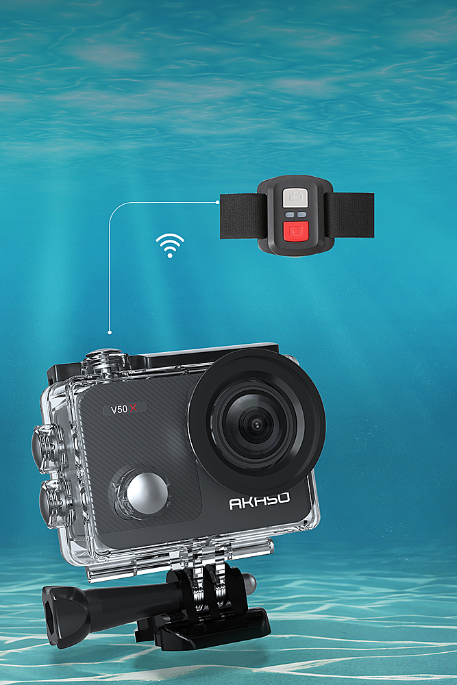 AKASO V50X 4K Waterproof Action Camera with Remote SYA0049-BK 
