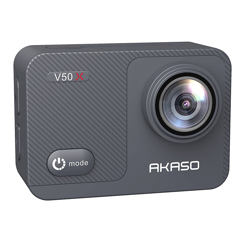 Left. AKASO - V50X 4K Waterproof Action Camera with Remote.
