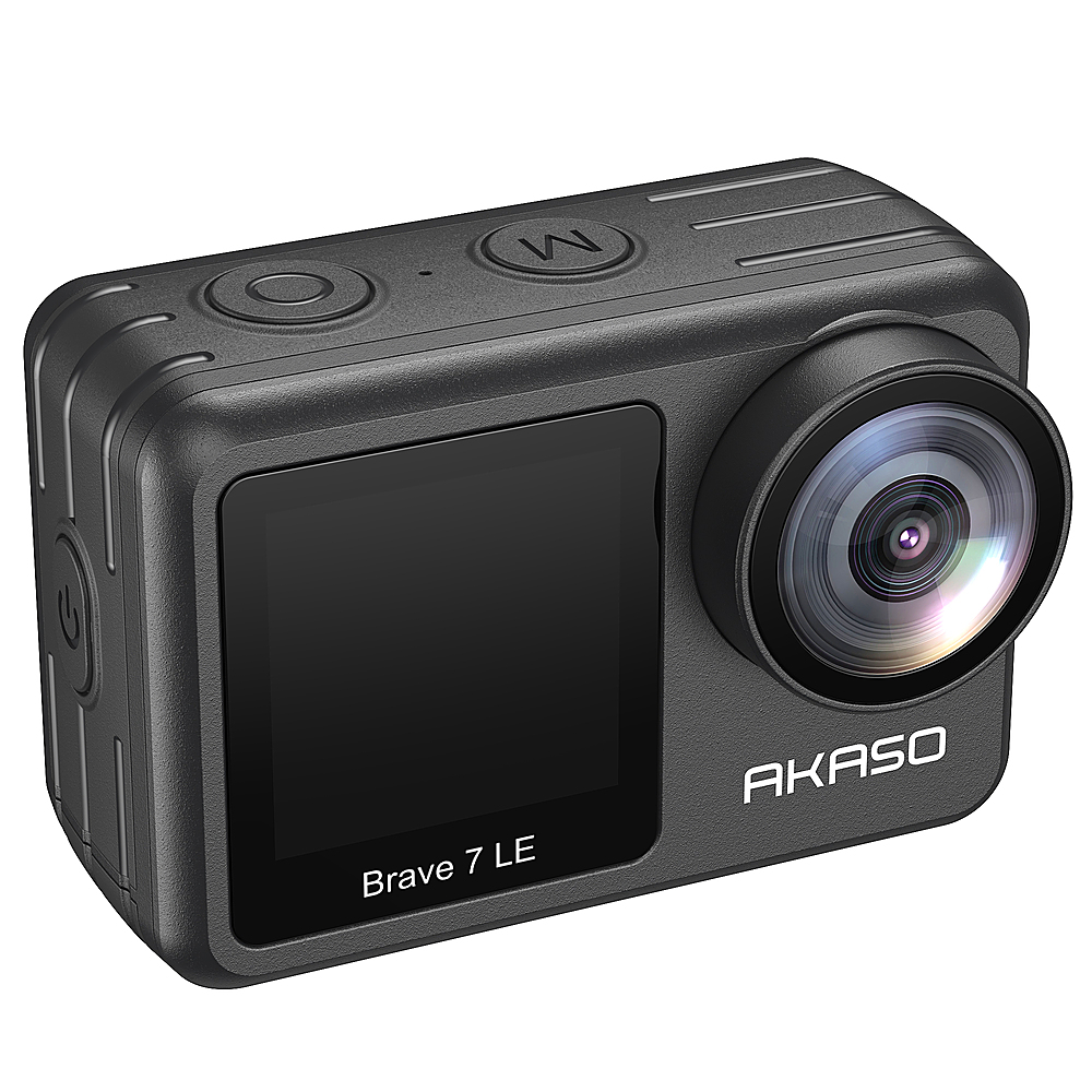 Back View: AKASO - Brave 7 LE 4K Waterproof Action Camera with Remote
