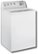 Angle Standard. Whirlpool - 3.2 Cu. Ft. 27-Cycle Large Capacity Washer - Silver Metallic on White.