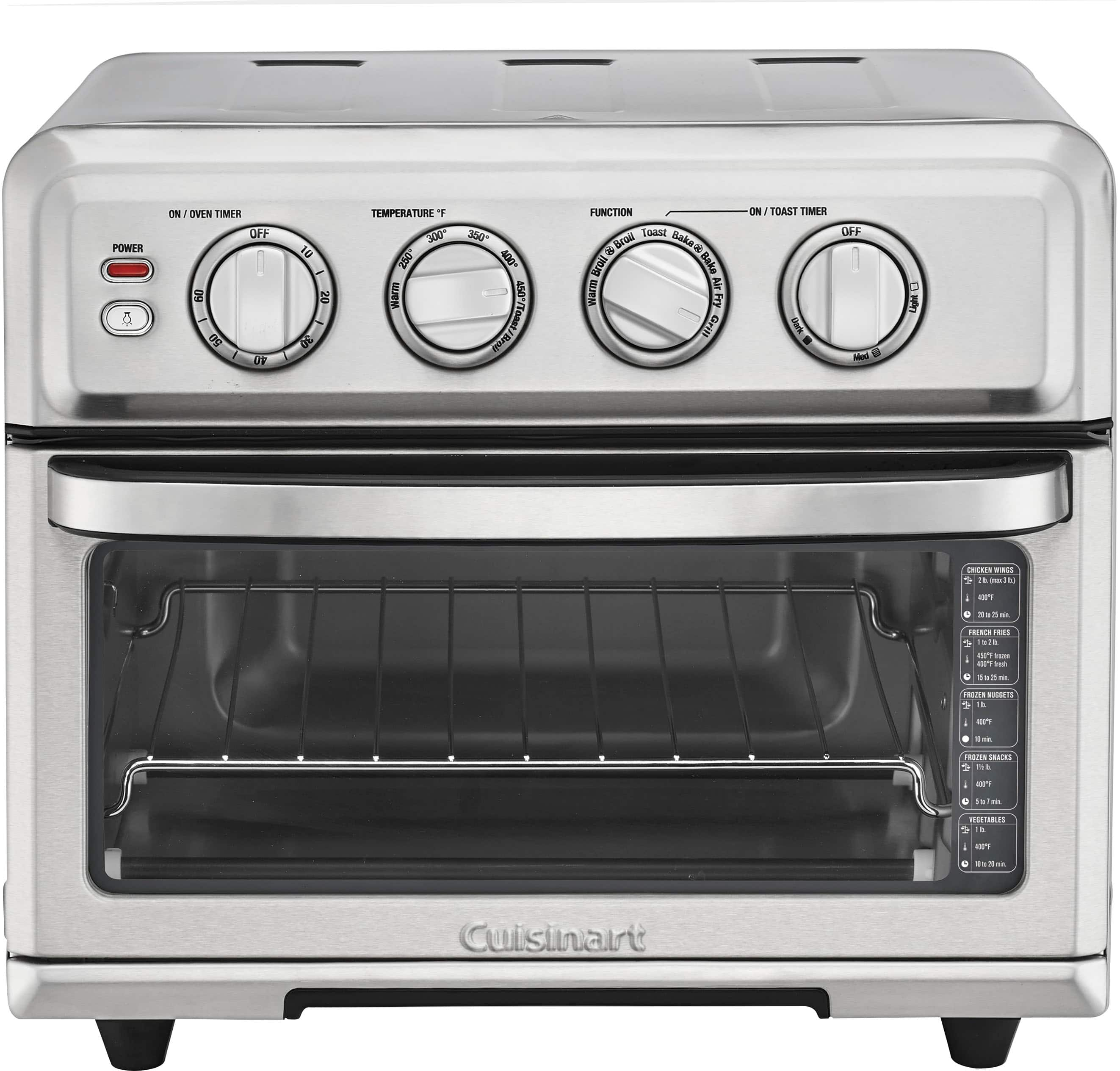 Cuisinart Air Fryer Toaster Oven with Grill Stainless Steel TOA-70 - Best  Buy