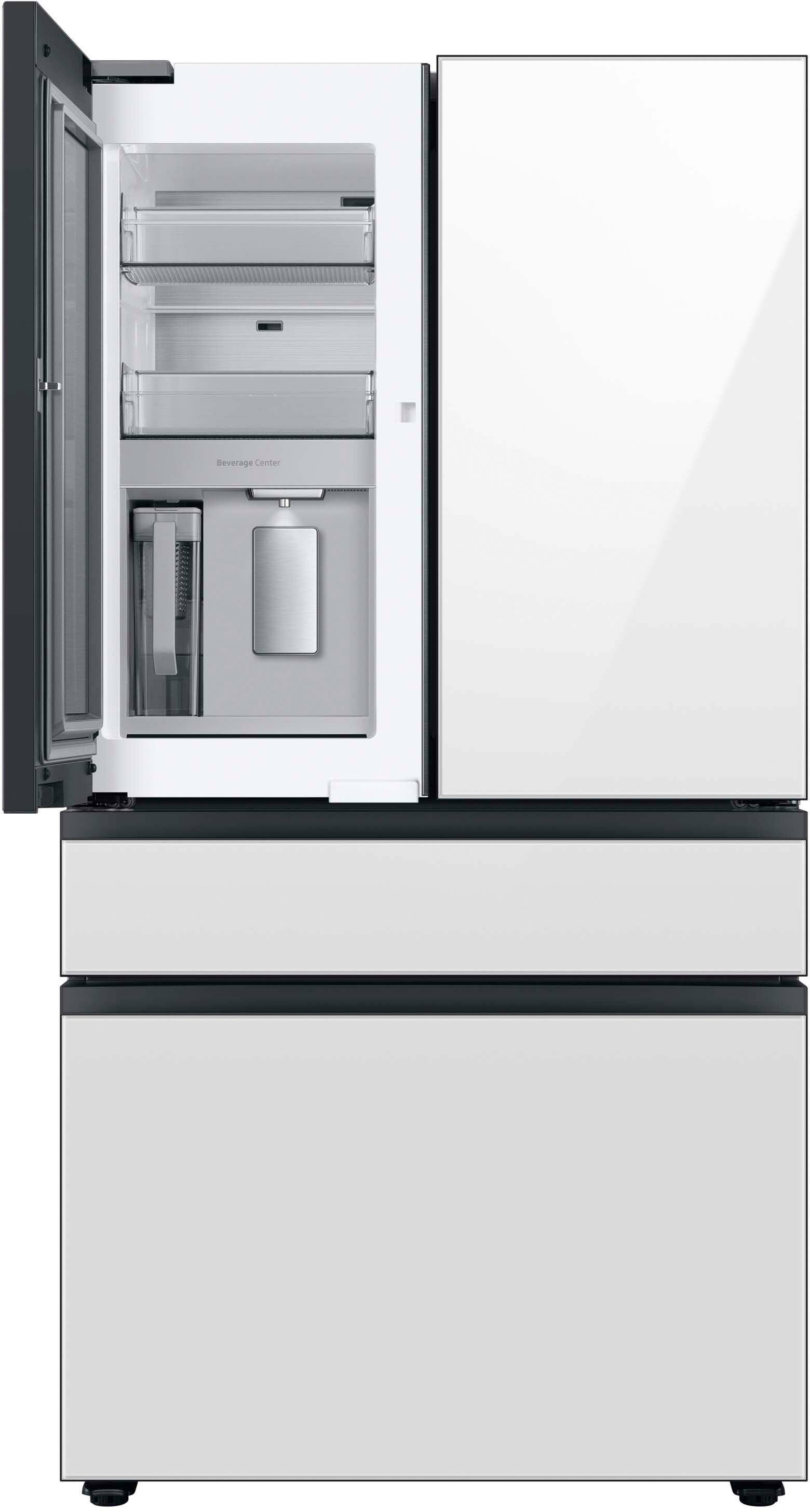 Alt View 11. Samsung - BESPOKE 29 cu. ft. 4-Door French Door Smart Refrigerator with Beverage Center - Custom Panel Ready.