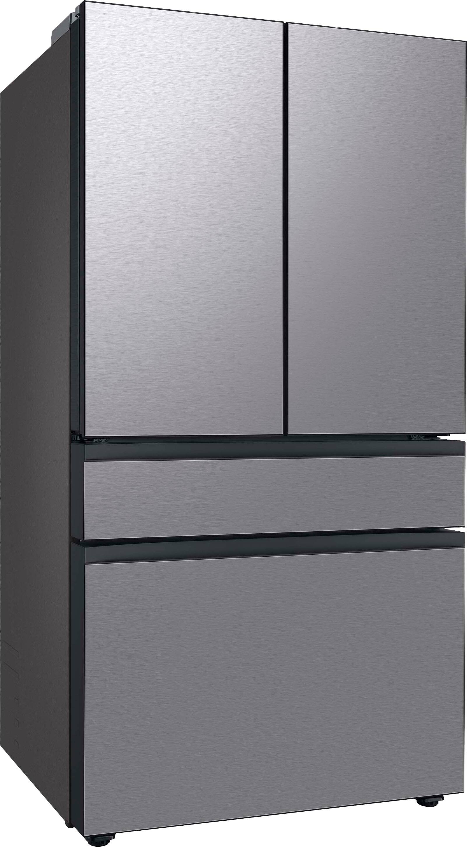 Alt View 15. Samsung - BESPOKE 29 cu. ft. 4-Door French Door Smart Refrigerator with Beverage Center - Stainless Steel.