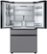 Alt View Zoom 20. Samsung - Bespoke 23 cu. ft. Counter Depth 4-Door French Door Refrigerator with Beverage Center - Stainless steel.