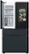 Alt View Zoom 14. Samsung - 29 cu. ft. Bespoke 4-Door French Door Refrigerator with Family Hub™ - Matte black steel.
