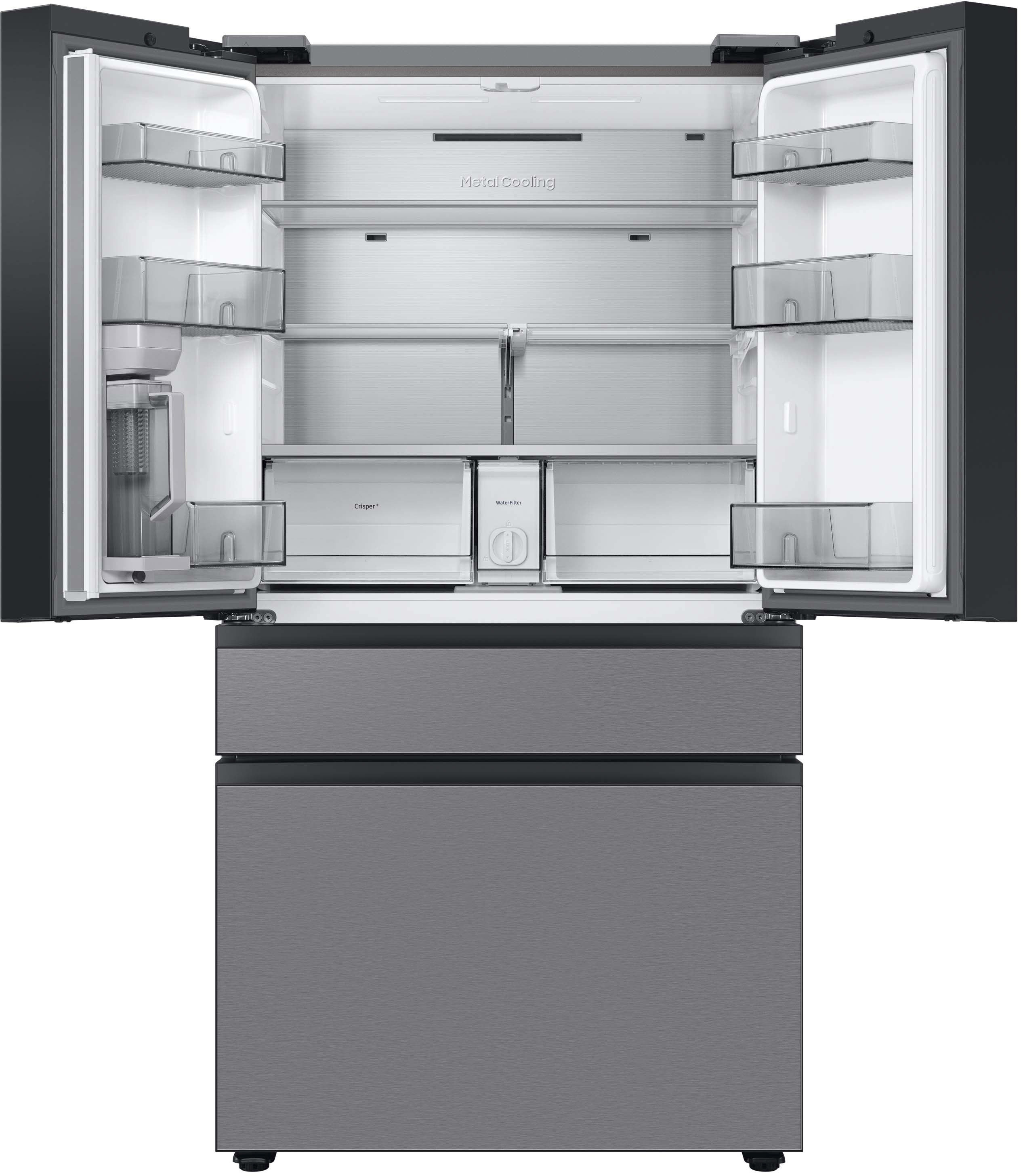 Samsung BESPOKE 23 cu. ft. French Door Counter Depth Smart Refrigerator ...