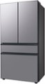 Alt View Zoom 12. Samsung - BESPOKE 23 cu. ft. French Door Counter Depth Smart Refrigerator with AutoFill Water Pitcher - Stainless Steel.