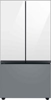 Samsung - Bespoke 30 cu. ft. 3-Door French Door Refrigerator with Beverage Center - Custom Panel Ready - Front_Zoom