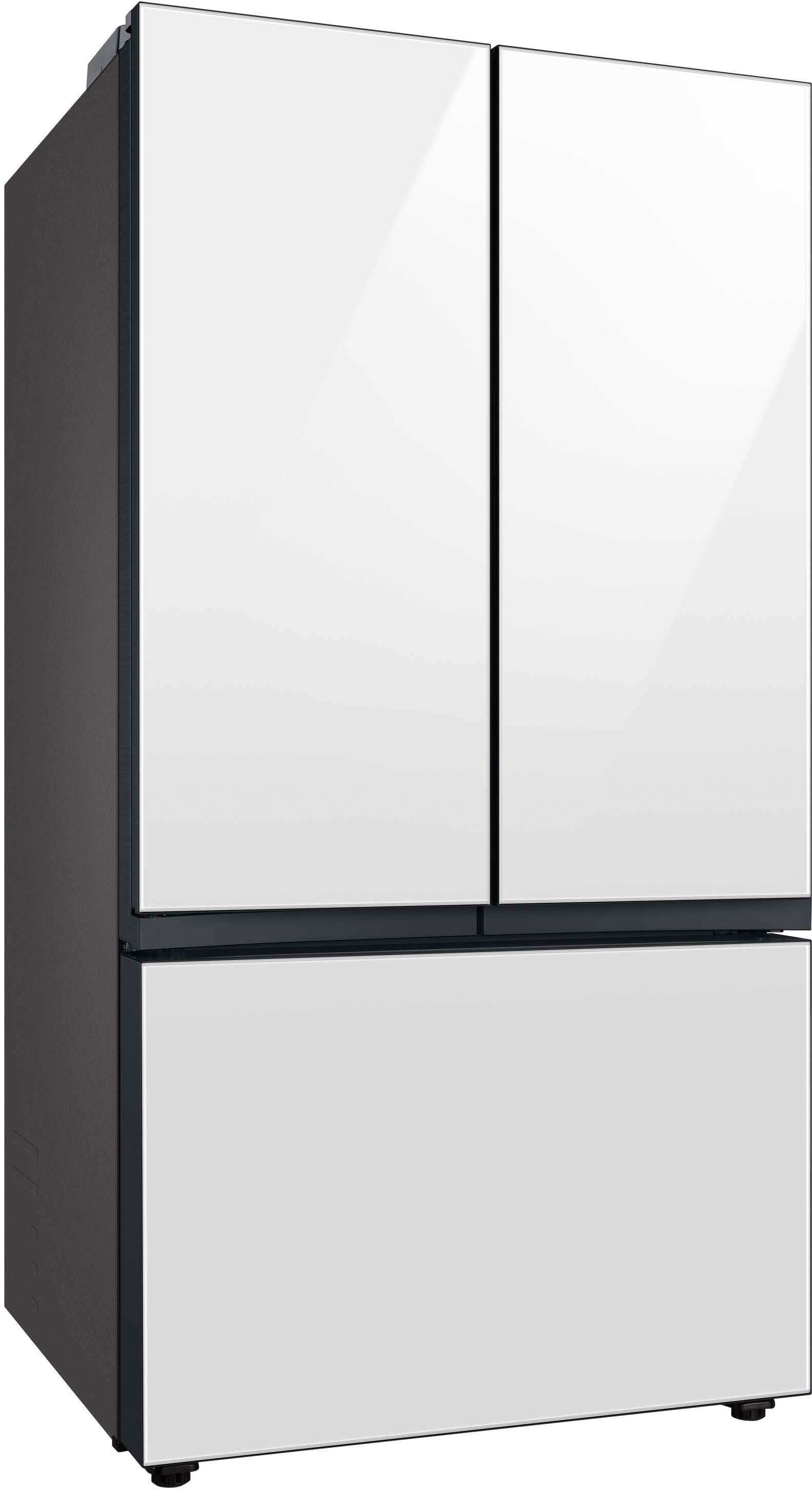 Alt View 11. Samsung - BESPOKE 30 cu. ft. 3-Door French Door Smart Refrigerator with Beverage Center - Custom Panel Ready.