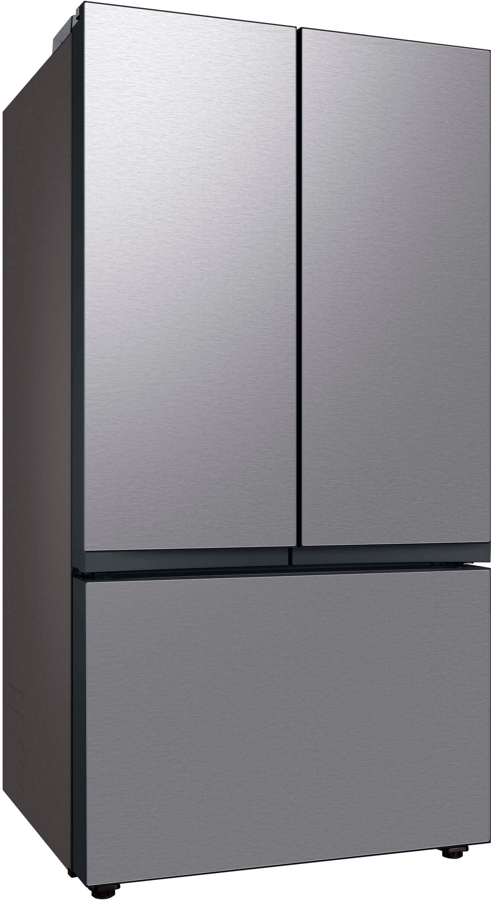 Alt View 11. Samsung - BESPOKE 30 cu. ft. 3-Door French Door Smart Refrigerator with AutoFill Water Pitcher - Stainless Steel.