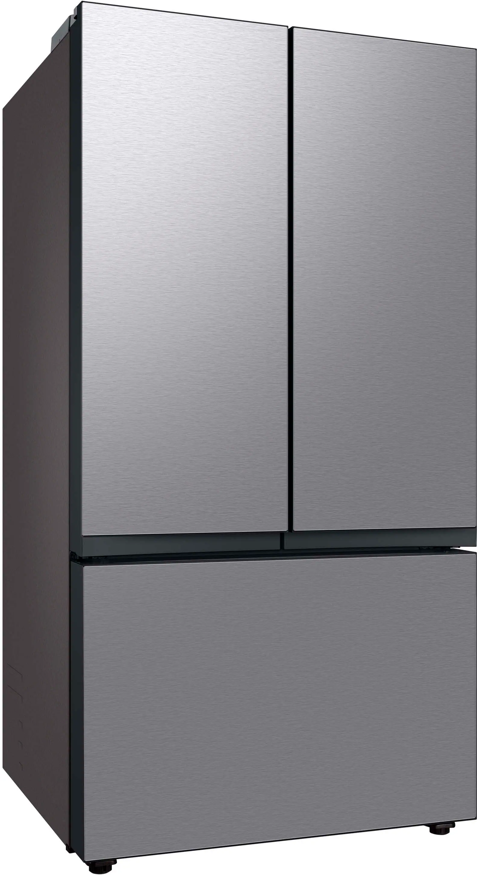 Alt View 11. Samsung - BESPOKE 30 cu. ft. 3-Door French Door Smart Refrigerator with AutoFill Water Pitcher - Stainless Steel.