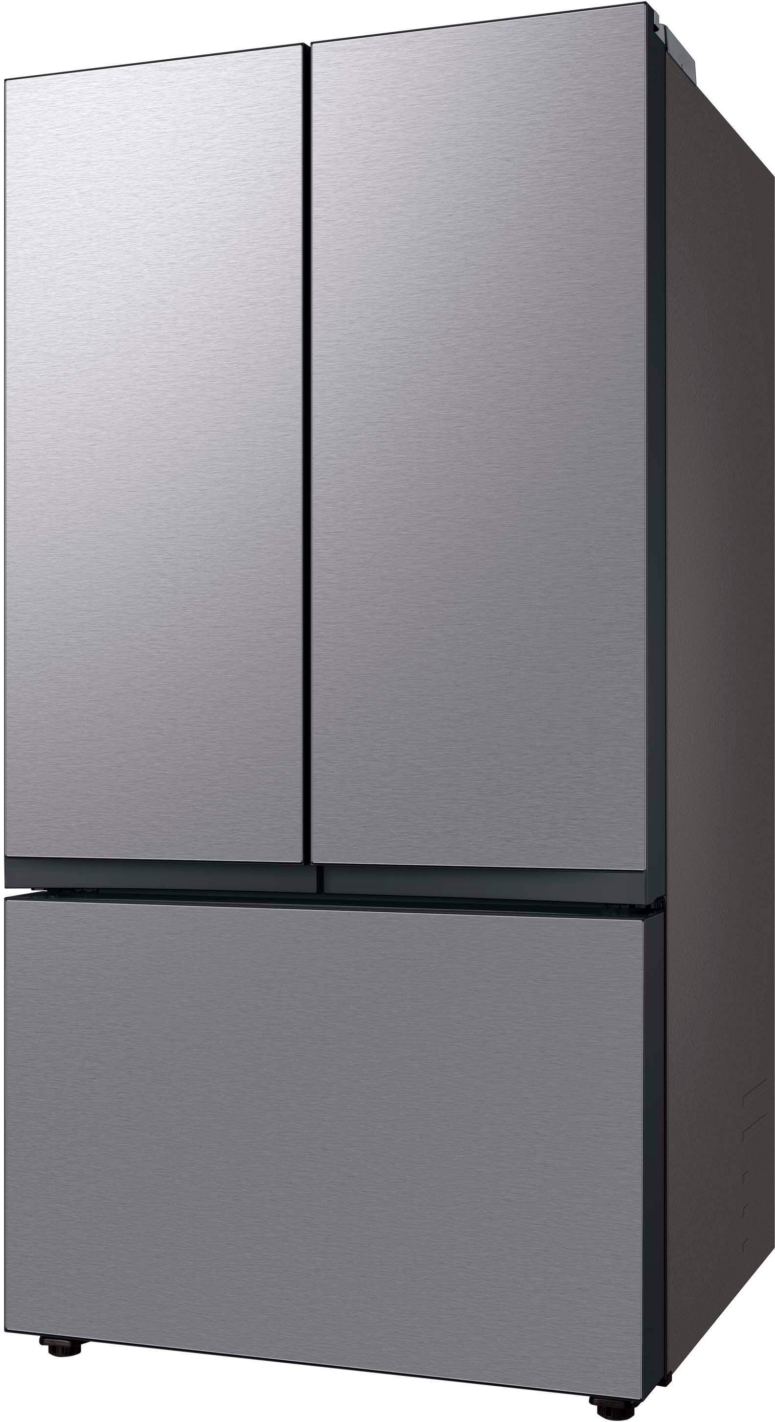 Alt View 12. Samsung - BESPOKE 30 cu. ft. 3-Door French Door Smart Refrigerator with AutoFill Water Pitcher - Stainless Steel.