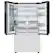 Alt View 12. Samsung - BESPOKE 24 cu. ft 3-Door French Door Counter Depth Smart Refrigerator with Family Hub - Custom Panel Ready.