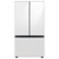 Front Zoom. Samsung - Bespoke 30 cu. ft 3-Door French Door Refrigerator with AutoFill Water Pitcher - White glass.