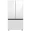 Samsung - BESPOKE 30 cu. ft. French Door Smart Refrigerator with AutoFill Water Pitcher - White Glass