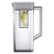 Alt View Zoom 19. Samsung - Bespoke 30 cu. ft 3-Door French Door Refrigerator with AutoFill Water Pitcher - White glass.