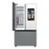 Alt View 11. Samsung - BESPOKE 24 cu. ft. 3-Door French Door Counter Depth Smart Refrigerator with Family Hub - Gray Glass.