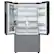 Alt View 14. Samsung - BESPOKE 24 cu. ft. 3-Door French Door Counter Depth Smart Refrigerator with Family Hub - Gray Glass.