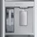 Alt View 15. Samsung - BESPOKE 24 cu. ft. 3-Door French Door Counter Depth Smart Refrigerator with Family Hub - Gray Glass.