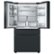 Alt View Zoom 12. Samsung - 23 cu. ft. Bespoke Counter Depth 4-Door French Door Refrigerator with Family Hub™ - Charcoal glass.